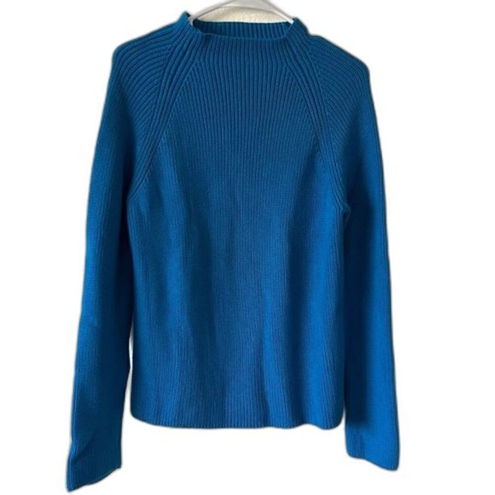 Jones New York Sport Women’s SZ Small Blue Knit Mock Sweater